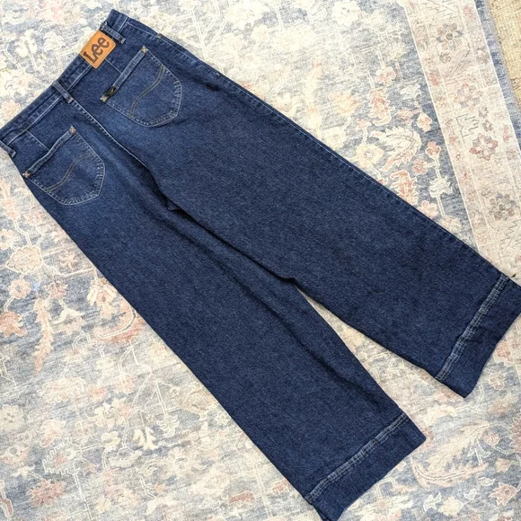 Lee Women's Wide Leg Jeans - Classic Blue - Picture 3 of 6